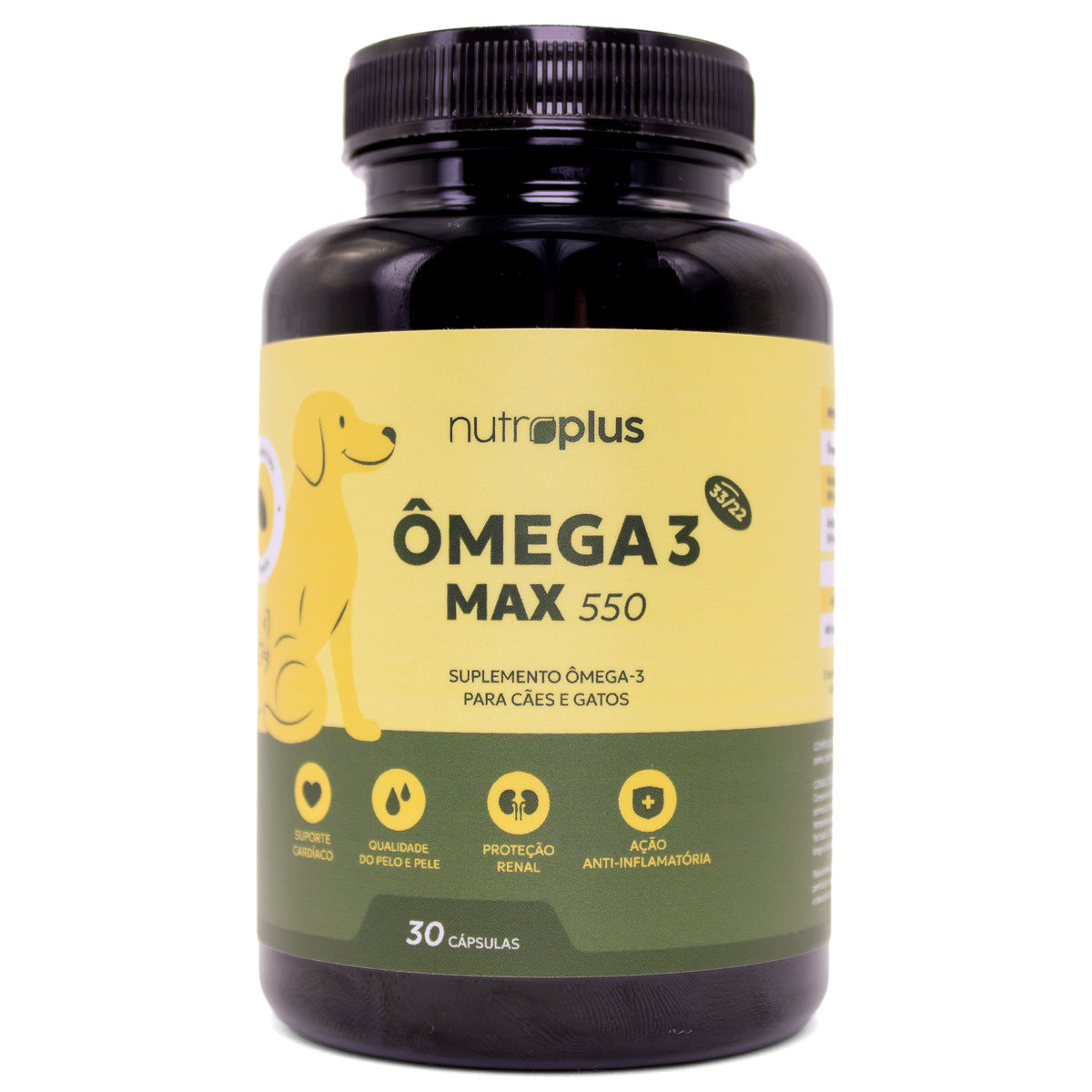 Suplemento Nutroplus Ômega 3 Max - 550mg Óleo de Peixe